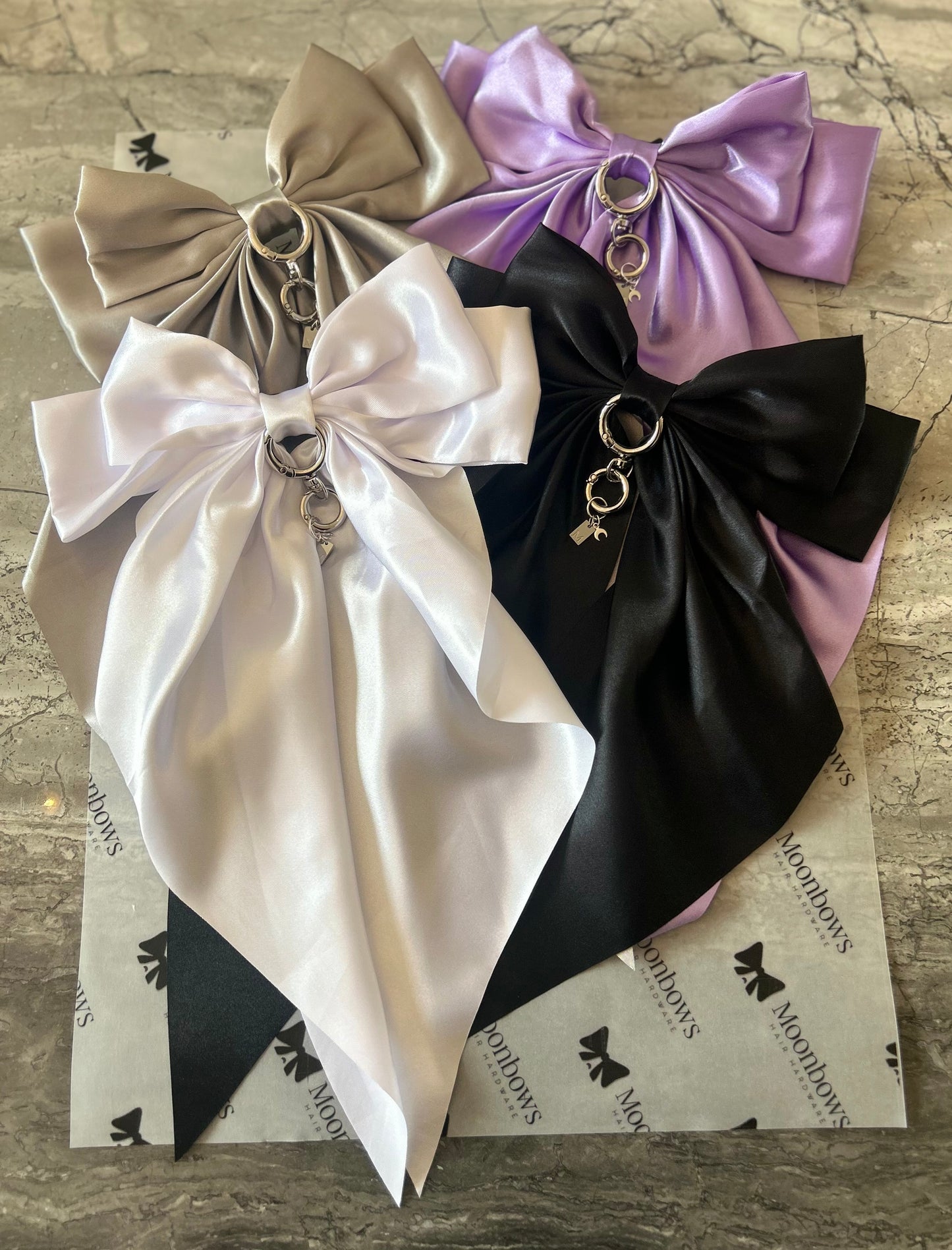 Oversized Hair Bow Barrette