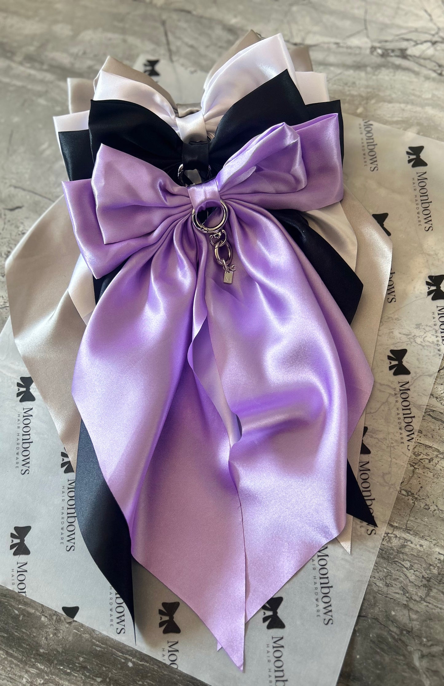 Oversized Hair Bow Barrette