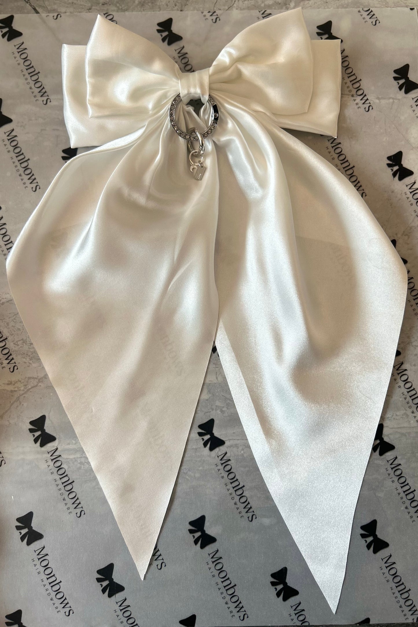 Oversized Hair Bow Barrette