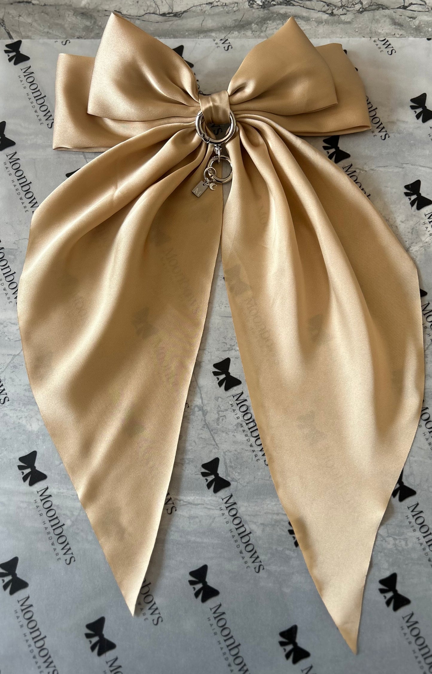 Oversized Hair Bow Barrette